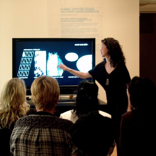 Bombay Sapphire Design Discovery Award Talk at Redland Gallery in 2008.